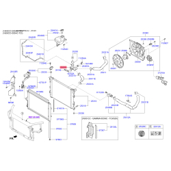 Соединительный патрубок, провод охлаждающей жидкости 25329-A5800 Mobis