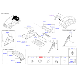 Обивка багажника 85747-29300 Mobis