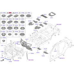 Заглушка кузова 84191-2B010 Mobis