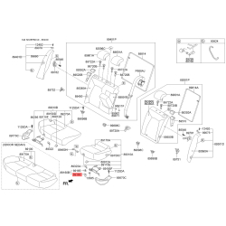 Сидіння кріплення 89160-28000 Mobis