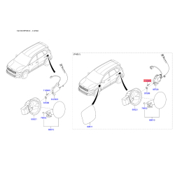 Болт троса капота 11290-06126B Mobis
