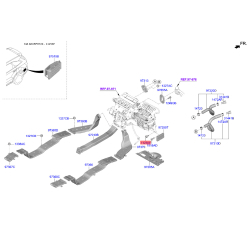Болт панели приборов (торпеды) 11254-08251 Mobis