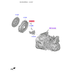 Болт троса стоянкового гальма 11233-08161 Mobis
