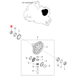 Кнопка рычага стояночного тормоза KKY01-44031 Mobis