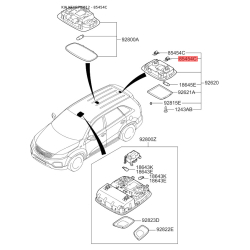 Внутрішня обшивка даху 85399-3K000 Mobis