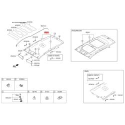 Оббивка кришки 85401-2P200J7 Mobis
