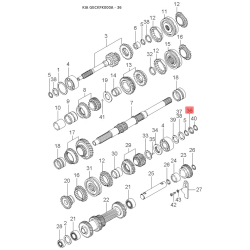 Хомут, воздушный шланг компрессора K9928-25000B Mobis