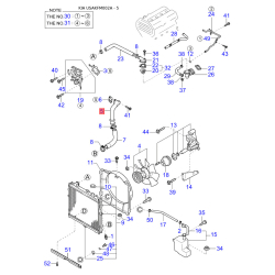 Плафон багажника і перчаточного ящика (бардачка) 0K011-51440A Mobis