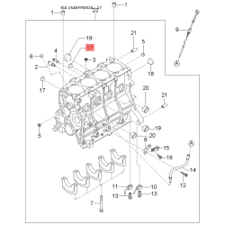 Каркас сиденья с отделкой левый 0K020-88412A96 Mobis