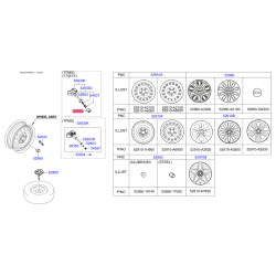 Датчик давления воздуха в шинах 52934-A5000 Mobis