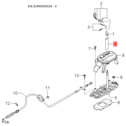 Кронштейн, тяга стартера ME356-18X05 Mobis