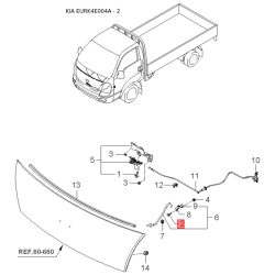 Болт стартера K9090-10811 Mobis