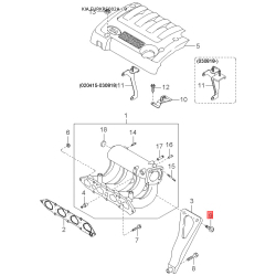 Гайка обивки салона K9994-01210B Mobis