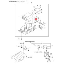 Винт обивки салона K9073-40520B Mobis