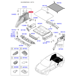 Оббивка багажника 85745-1F001EZ Mobis