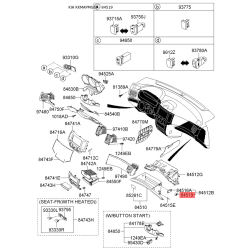 Ящик рукавички (бардачок) 84519-22000 Mobis