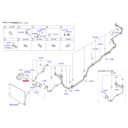 Крепление трубок кондиционера и компрессора 97714-2F000 Mobis