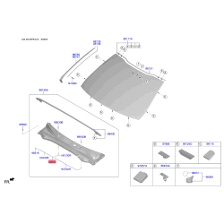 З'єднувач, провід склоомивача 98664-33000 Mobis