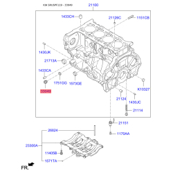 Втулка переходник под датчик давления масла 94710-2F000 Mobis