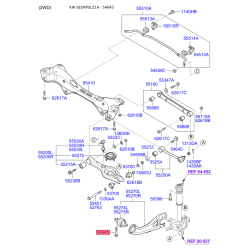 Болт кулака и сайлентблока 55119-2Y000 Mobis