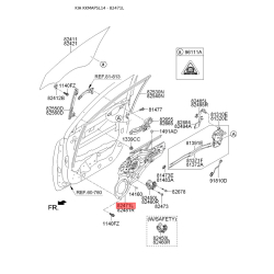 Подъемное устройство для окон левое 82471-3W000 Mobis