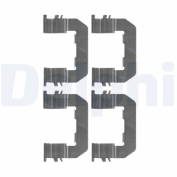 Монтажний комплект гальмівних колодок (дискове гальмо) Delphi