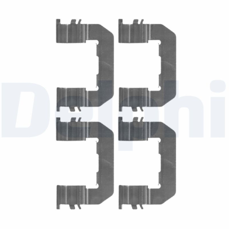 Монтажний комплект гальмівних колодок (дискове гальмо) Delphi - LX0514 - зображення №1 LX0514