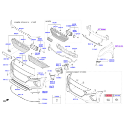 Датчик, система помощи при парковке 95720-D3000RB4 Mobis
