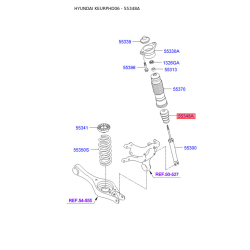 Буфер (відбійник) амортизатора задній 55348-2H000 Mobis