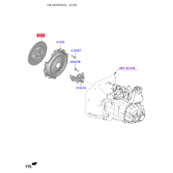 Диск сцепления 41100-26090 Mobis
