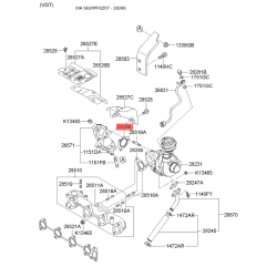 Прокладка, компрессор 28286-27000 Mobis