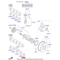 Вкладыши коренные 21020-2B101 Mobis