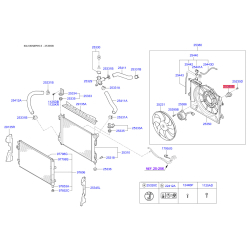 Додатковий резистор, вентилятор кондиціонера 25385-1M000 Mobis