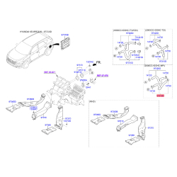 Шланг (патрубок) системи охолодження 97311-D3700 Mobis