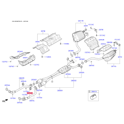 Подушка крепления выпускной системы 28761-3M200 Mobis
