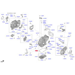 Прокладка, автоматична коробка 48282-2H000 Mobis