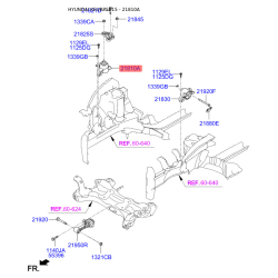 Подушка двигуна 21810-1R100 Mobis