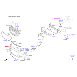 Бампер 86511-A6000 Mobis