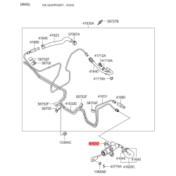 Цилиндр сцепления главный 41610-2E005 Mobis