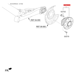 Маточина колеса 52730-A4000 Mobis