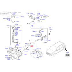 Топливный шланг 31036-2L050 Mobis