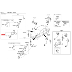 Крепление замка зажигания 81910-1G500 Mobis