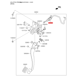 Цилиндр сцепления главный 41605-1D000 Mobis
