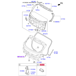 Камера переднього або заднього виду 81260-A6200 Mobis