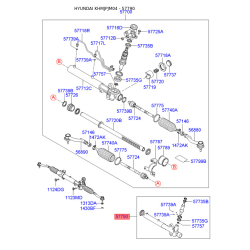 Корпус рулевого механизма 57790-2EA00 Mobis