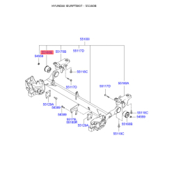 Сайлентблок балки 55160-1C100 Mobis