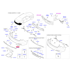 Ліхтар задній лівий 92405-C1000 Mobis