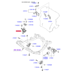 Подушка двигателя 21810-2F751 Mobis