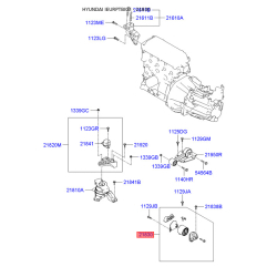 Подушка двигателя 21830-0B800 Mobis