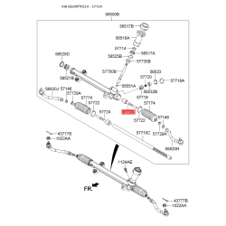 Тяга рульова 57724-3Q000 Mobis